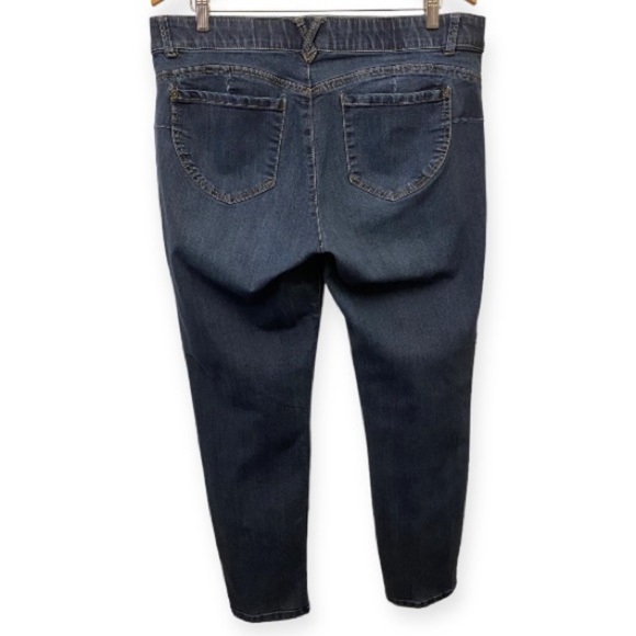 Democracy 16 Jeans Ab Technology Skinny Stretch Womens Mid Rise B1226ADBX - Picture 4 of 13